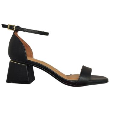 Imagem de Sandália Vizzano 6428.141 Salto Grosso Fechada Atrás Branca