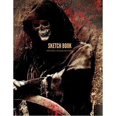 Imagem de Sketch Book: Beautiful Abstract Cover V.1.08 Blank Paper Drawing and Write Journal Notebook for Sketching, Drawing, Painting, 109 Pages, Large 8.5 x 11 inch