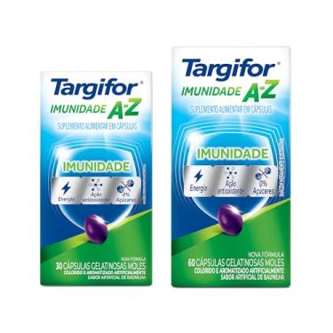 Imagem de Kit Suplemento alimentar Targifor A-Z 60 cápsula + Suplemento alimentar Targifor Imunidade A-Z 30 cápsulas