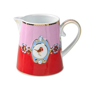 Imagem de Molho de cerâmica pequeno jarro de leite, espumador de leite, copo de guirlanda, restaurante, café, espumador de leite, adequado para casa, loja de sobremesas, molheira de 150 ml