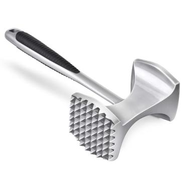 Imagem de Aliglow Ferramenta de martelo amaciador de carne para amaciar bifes e aves