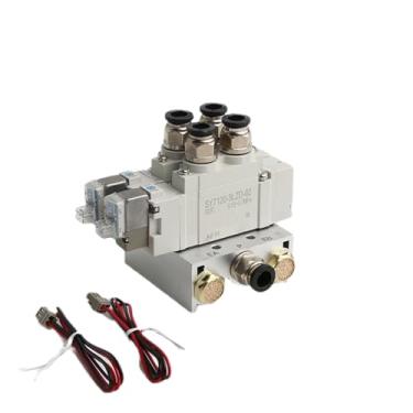 Imagem de 1 peça SY7120 Válvula solenoide 2/3/4 combinação única válvula de controle de cilindro controlado eletronicamente SY7120-5LZD-01 SY7120-6LZD-01 (6MM SY7120-5LDZ-02,3)