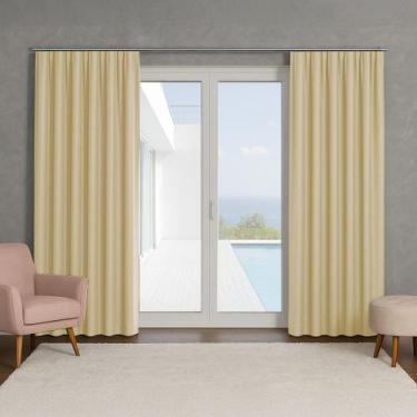 Imagem de Cortina Basic Blackout Tecido Corta Luz 3,00x2,70m para Trilho Suiço 2
