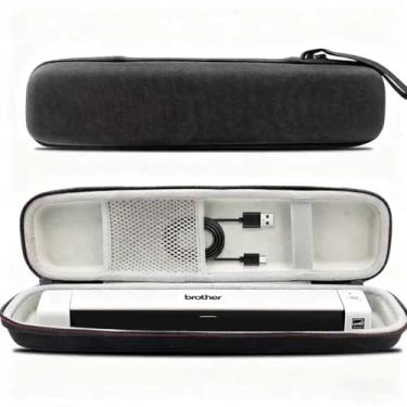 Imagem de Capa rígida para Brother DS-640 / DS-740D / DS-940DW / DS-720D imageFORMULA P-208II Scanner de documentos - Bolsa protetora de armazenamento de transporte