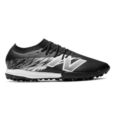 Imagem de Chuteira Society New Balance Furon Team Tf V8 Unissex (Preto/Branco, BR, Adulto, Numérico, 40)