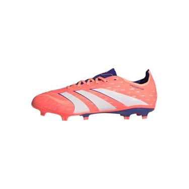 Imagem de adidas Tênis unissex League Firm Multi Ground, Coral sinal/branco/feixe laranja, 11.5 Women/10.5 Men