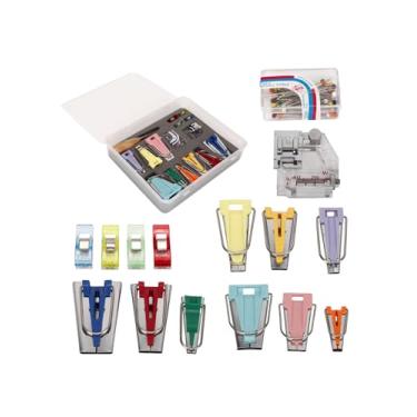 Imagem de Fabricantes de Fitas de Viés para Tecido, Kit para Fazer Fitas de Viés para Costurar Com pé de Encadernação 9 Fabricantes de Fitas de Viés Colcha Furador Furador Máquina de Fazer Fitas de Viés