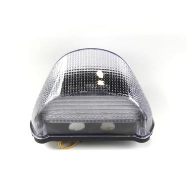 Imagem de Lanterna traseira de LED transparente Arashi para Kawasaki Ninja ZX12R 1999-2004, luz traseira de freio de seta, acessórios de substituição integrados para motocicleta