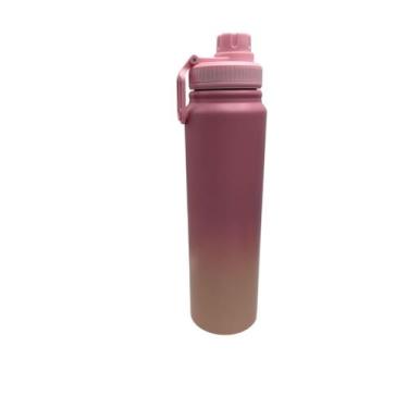 Imagem de Garrafa Térmica Esportiva Inox Gradiente 800ml ou 1000ml  Bebida Quent