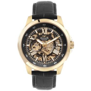 Imagem de Relógio Technos Automático Aço Dourado 46mm