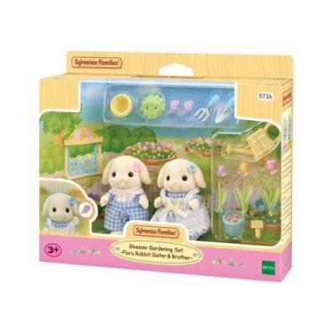 Imagem de Conjunto de Jardinagem Irmãos Coelhos Flor - Epoch 5736, Sylvanian Fam