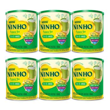 Imagem de Kit 6 Ninho 3+ Fases Nutri Pré Escolar 800g
