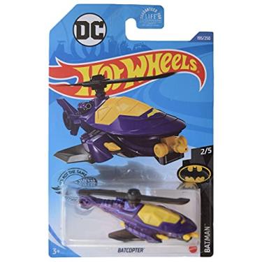Imagem de Hot Wheels Batcopter, [Purple] 195/250 Batman 2/5