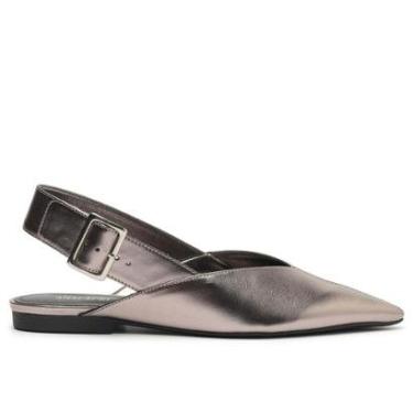 Imagem de Sapatilha Slingback Bico Fino Fivela Lançamento AnaCapri-Feminino