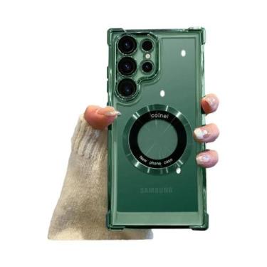 Imagem de Capas Magnéticas de Silicone Transparentes para Samsung Galaxy A55, A3