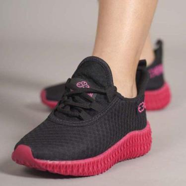 Imagem de Tênis Infantil Feminino Linha Conforto Leve Esporte Casual Lançamento 