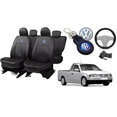 Imagem de Capa de couro para o banco saveiro 1999-2009 proteção impermeável