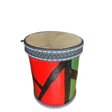 Imagem de Tambor, Tambor Bacurinha, Instrumento de Percussão, Tamanho 13-16cm(Oldum com traços)
