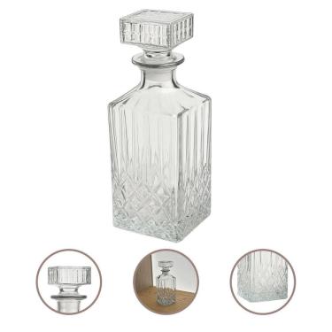 Imagem de Garrafa De Vidro Licoreira De Whisky Licor Retro Super Luxo