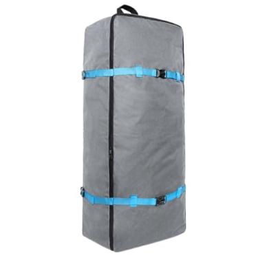 Imagem de Bolsa para barco de esqui, bolsa de armazenamento grande para equipamentos de acampamento, equipamentos esportivos, prancha de remo, mochila de tecido Oxford com alças ajustáveis, proteção à prova