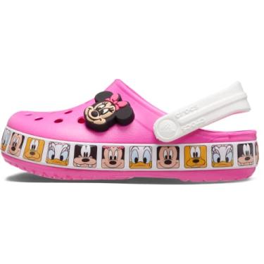 Imagem de Sandália FL Minnie Mouse Band, Crocs, Criança Unissex, Electric Pink, 24