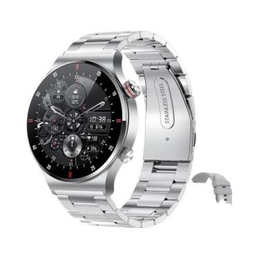 Imagem de Relógio Inteligente Masculino GPS NFC AMOLED Com Tela HD, ECG, PPG, Mo