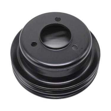 Imagem de Ysyqkn Polia da árvore de manivelas de substituição, conjunto robusto em aço, acessórios automotivos, polia premium de 2 canais para motores 289 e 302.