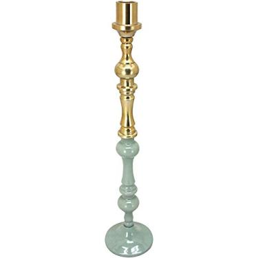 Imagem de CASTIÇAL HOME&CO GRAMBELLO METAL 41x9x9cm CINZA