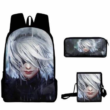 Imagem de Conjunto de mochilas Niers Automatas YorHas No 2 Types B para crianças