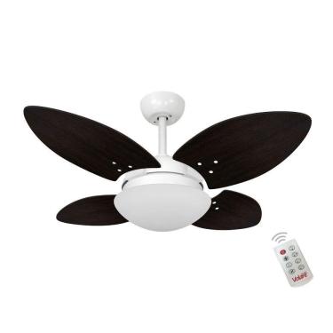 Imagem de Ventilador Volare Mini Petalo Marrom 127V E Controle Remoto