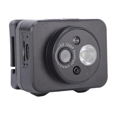 Imagem de ASHATA Câmera Montada na Cabeça Com Luz LED, Câmeras de Ação Com Farol de 2MP 1080P para Gravações, Filmadora de Vídeo Portátil para Atividades Ao Ar Livre (64G)