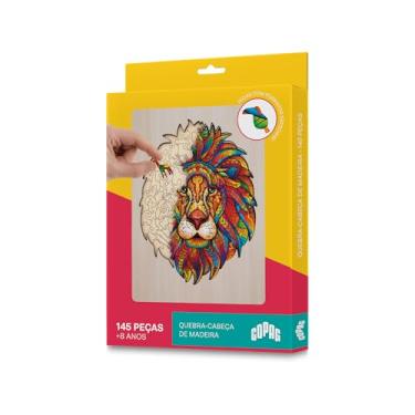 Imagem de Jogo Quebra Cabeça De Madeira Estampa Leão, Cor: Estampado - Copag