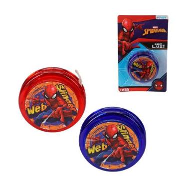 Imagem de Brinquedo Ioiô Com Luz Homem Aranha Etitoys