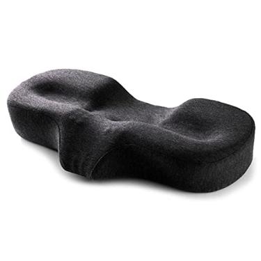 Imagem de SPXMQSS Almofada de pescoço, travesseiro ortopédico para dormir de lado Alivia o pescoço e a dor no ombro, travesseiro ergonômico de borboleta com espuma de memória retorno lento.