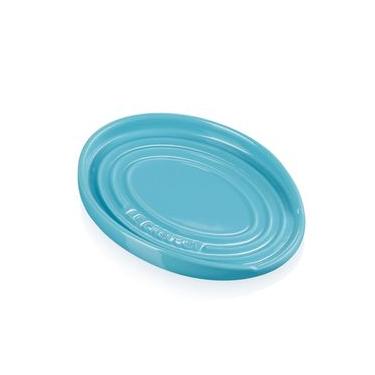 Imagem de Descanso para Colher Oval Azul Caribe Le Creuset