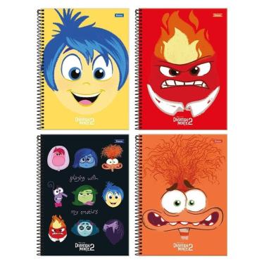 Imagem de Caderno Espiral Universitario Capa Dura 10M Foroni Divertidamente Fit 4X160fls