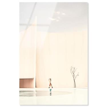 Imagem de Decoração de parede de deserto com impressão acrílica de rancho moderno por Notoriart, pronta para pendurar, 40,6 x 61 cm