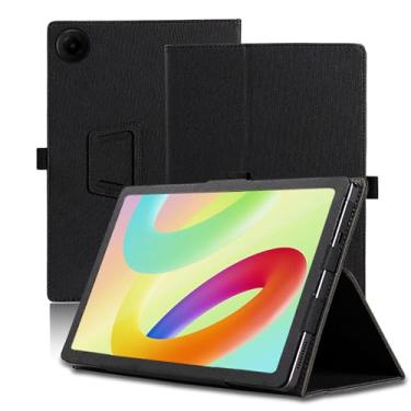 Imagem de Capa para tablet TCL Tab 8 Gen 2 22.1 cm, TCL Tab 8 Gen 2, capa protetora dobrável com suporte para lápis e alça de pulso, proteção total. (preto)