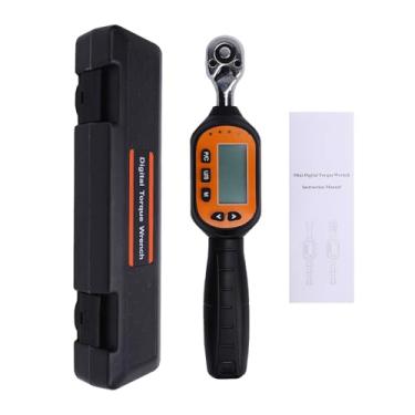 Imagem de Luocute Chave de Torque Digital, Chave de Torque Eletrônica Com Display Retroiluminado, Cabeça de Catraca Reversível de 72 Dentes, para Reparo de Automóveis, Montagem Mecânica, (EWM-D-30)