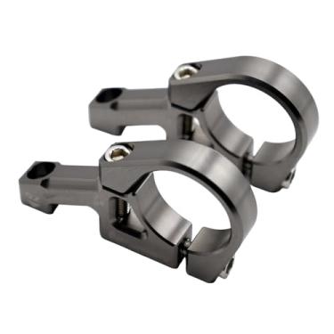 Imagem de Mesa de montagem direta para bicicleta MTB, 31,8 mm, guidão de downhill de 35 mm, compatível com garfo de ombro duplo, acessórios para motocicletas DH AM FR.(Silver 31.8mm)