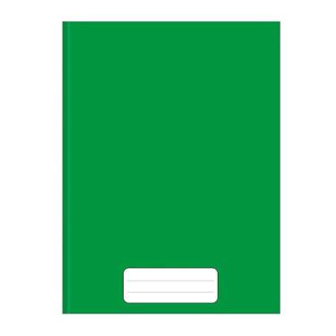Imagem de Caderno Brochura Escolar Capa Dura Grande com 48 Folhas Cor:Verde - Wa