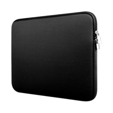 Imagem de Capa Case para Notebook 11 a 17 Polegadas em Neoprene Premium, Capa Protetora Impermeável com Zíper Duplo(Preto,13.3)