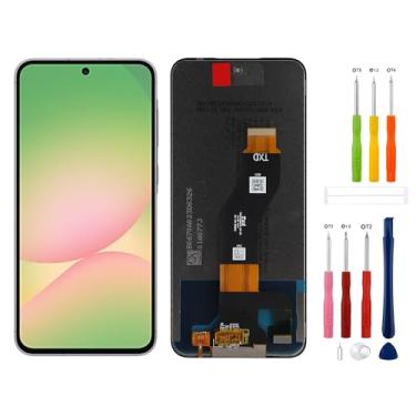 Imagem de Substituição de tela digital LCD compatível com Infinix Hot 60i X6728 (preto sem moldura) Montagem digitalizador de tela sensível ao toque com ferramentas de reparo