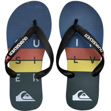 Imagem de Chinelo Quiksilver Molokai WordBlock Azul Marinho-Masculino