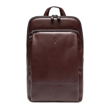 Imagem de Mochila masculina slim para notebook couro italiano Otávio-Masculino