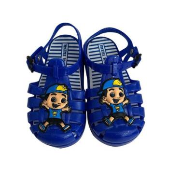Imagem de Sandália Infantil Baby Menino Luccas Neto Xeretinha Confortável, 21/22