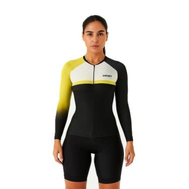 Imagem de Macaquinho ciclismo solar (manga longa) - Cabani, P, Preto, Masculino