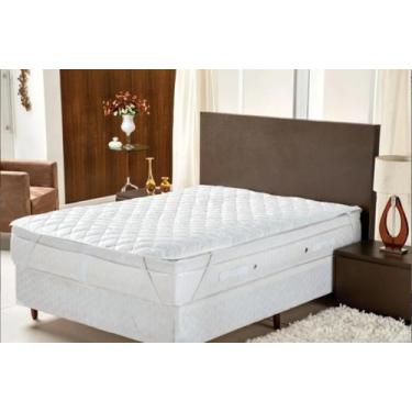 Imagem de Protetor capa colchão solteiro não faz barulho 100% impermeável 0,90x1