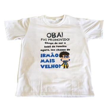 Imagem de Camiseta Infantil Oba Fui Promovido a Irmão Mais Velho, 10