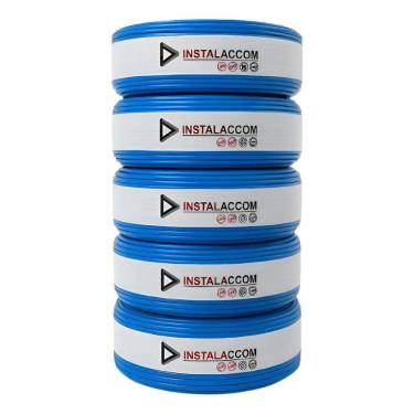 Imagem de Azul Fio Elétrico 1,5Mm Cabo Flexível 1 5Mm Rolo 100M Metros